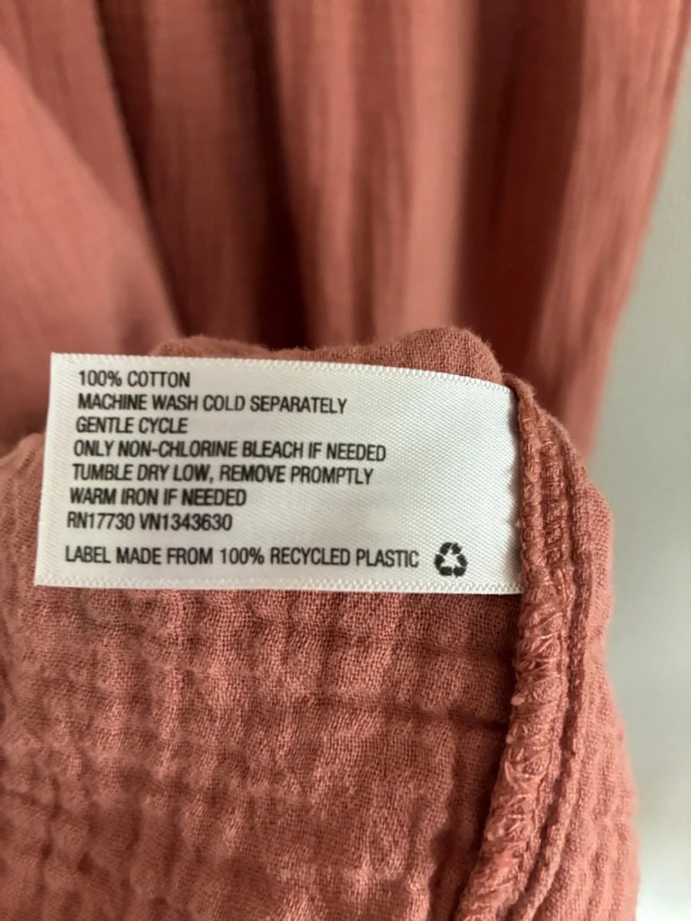 Universal Thread Rust Cotton Wrap Midi Dress Boho Tiered Short Sleeve Women’s M - Picture 6 of 6